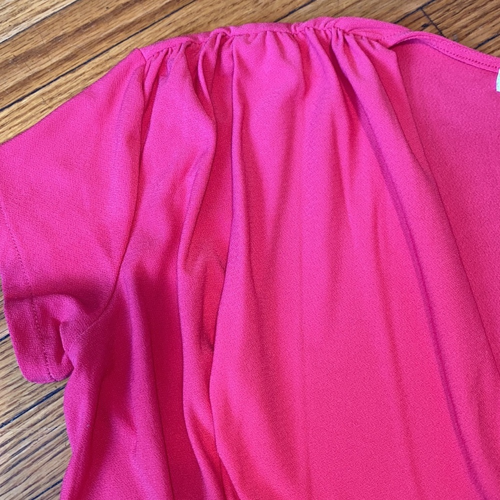 Leith Ruched Shoulder/ pep-plum waist Top - Picture 6 of 6